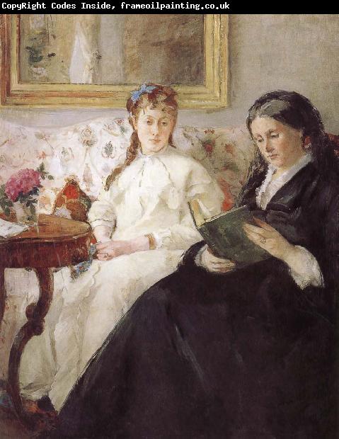Berthe Morisot Artist-s monther and his sister